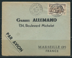 AOF 1953  N° Usages Courants S/Lettre - Covers & Documents