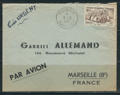AOF 1953  N° Usages Courants S/Lettre - Covers & Documents