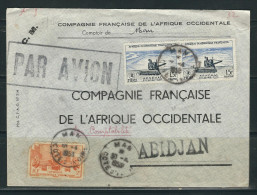 AOF 1958  N° Usages Courants S/Lettre Expo Abidjan - Briefe U. Dokumente