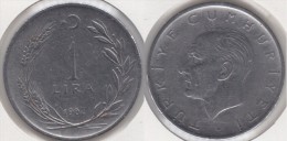 Turchia 1 Lira 1962 Km#889a.1 - Used - Turkije