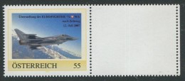 ÖSTERREICH / 8017180 / Eurofighter In Zeltweg Gelandet / Postfrisch / ** / MNH - Personalisierte Briefmarken