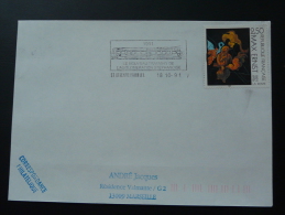 42 Loire Saint Etienne Fauriel Tramway 1991 - Flamme Sur Lettre Postmark On Cover - Tram