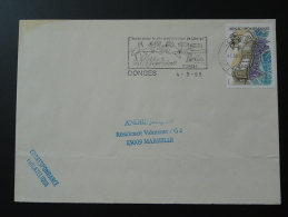 44 Loire Atlantique Donges Parc Ornithologique - Flamme Sur Lettre Postmark On Cover - Mechanical Postmarks (Advertisement)