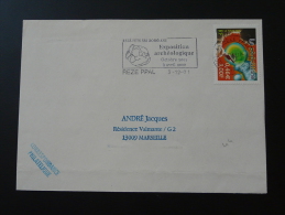 44 Loire Atlantique Reze Expo Archeologique 2001 - Flamme Sur Lettre Postmark On Cover - Archaeology