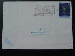 45 Loiret St Benoit Sur Loire Max Jacob 1994 - Flamme Sur Lettre Postmark On Cover - Jewish