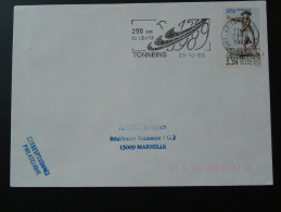 47 Lot Et Garonne Tonneins 200 Ans De Liberté 1989 - Flamme Sur Lettre Postmark On Cover - French Revolution