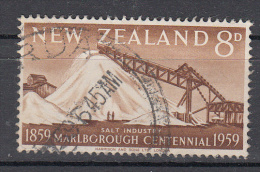Nieuw-Zeeland 1959 Mi Nr 384   100 Jaar Provincie Marlborough - Used Stamps