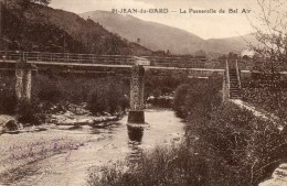 St-Jean-du-Gard. La Passerelle De Bel Air. - Saint-Jean-du-Gard