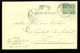 HANDGESCHREVEN BRIEFKAART Uit 1907 Van THOLEN Naar HAARLEM  (9838q) - Covers & Documents