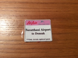 Ticket De Transport * (car) "Air Asia - RAJA FERRY PORT - Suratthani Airport To Donsak" Thaïlande (transfert) - Welt