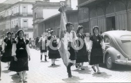 REAL PHOTO POSTCARD SIZE CORAL DE RUADA ORENSE GALICIA ESPANA SPAIN VW MINHO MINO - Orense