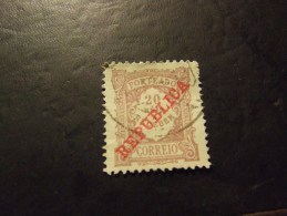 PORTOGALLO 1911 REPUBBLICA 20 C USATO - Used Stamps