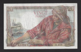 20  Francs  -  Pêcheur  1947 - 20 F 1942-1950 ''Pêcheur''