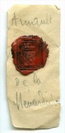 CACHET HISTORIQUE EN CIRE  - Sigillographie - SCEAUX - 130 Arnault De La Ménardière - Seals