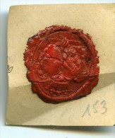 CACHET HISTORIQUE EN CIRE  - Sigillographie - SCEAUX - 153 Levy De Mirepoix De Castres - Seals