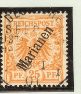 Deutsche Post Auf Den Marianen Mi# 5 II(steil) Dt.Seepost 1901-01-08 - Islas Maríanas