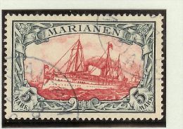 Deutsche Post Auf Den Marianen Mi#19 Gestempelt Signiert - Islas Maríanas