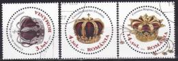 C2006 - Roumanie 2013  - Courons 3v. Obliteres - Used Stamps