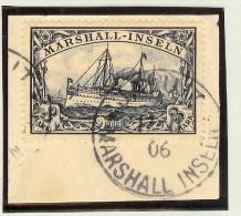 Deutsche Post Auf Den Marshall Inseln Mi#24 Briefstk.Jaluit 1906 - Marshall