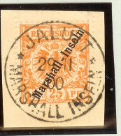 Deutsche Post Auf Den Marshall Inseln Mi#11 Briefstk.Jaluit1900-11-29 - Marshalleilanden