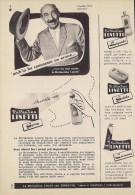 # ISPETTORE ROCK BRILLANTINA LINETTI, ITALY 1950s Advert Pubblicità Publicitè Reklame Hair Fixateur Cheveux Fijador Haar - Unclassified