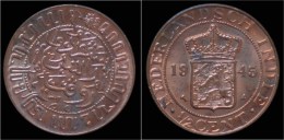 Netherlands Indies 1/2 Cent 1945- UNC - Indes Neerlandesas