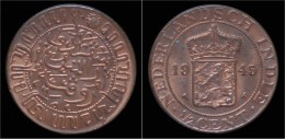 Netherlands Indies 1/2 Cent 1945- UNC - Indes Neerlandesas