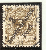 Deutsche Post In Ostafrika Mi# 6d Voll-O Dar-es-Salam 1901 - África Oriental Alemana