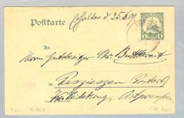 Deutsche Post In Ostafrika  Irinsa 1909-05-19 GS P18 - Duits-Oost-Afrika