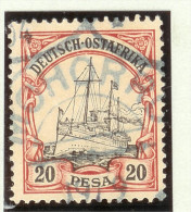 Deutsche Post In Ostafrika Mohorro 1904-09-19 Seltener -O - Africa Orientale Tedesca