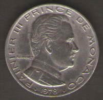 MONACO 1 FRANC 1978 - 1960-2001 Nouveaux Francs