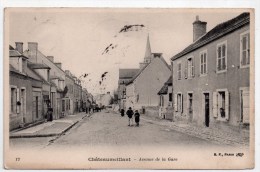 Châteaumeillant, Avenue De La Gare, 1914, éd. B. F. N° 12 - Châteaumeillant