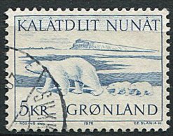 (cl 6 - P.24)  Groënland Ob N° 84 (ref. Michel Au Dos) - Ours  Polaire  - - Used Stamps