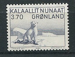 (cl 6 - P.24)  Groënland ** N° 135 (ref. Michel Au Dos) - Ours  Polaire - Unused Stamps