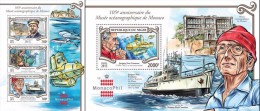 Niger 2015, Monacophil, Ships, Submarines, Fishes, 3val In BF +BF - Duikboten