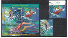 XIO209 UNO WIEN 1996 Michl 214/15 + BLOCK  7  Used / Gestempelt - Used Stamps
