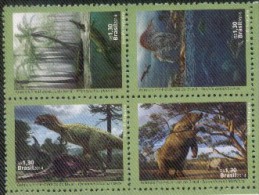 Brasil 2014 ** Prehistoric Animals. Animales Prehistoricos. - Unused Stamps