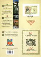 Hungary 2015 / 24. Karoli Biblical Special LIMITED Souv. Card - Postal Issues !!! - Variedades Y Curiosidades