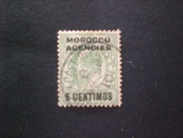 STAMPS GRAN BRETANIA UFFICI IN MAROCCO 1907 Great Britain Postage Stamps Overprinted "MOROCCO AGENCIES" & Surcharged - Uffici In Marocco / Tangeri (…-1958)