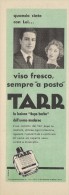 # TARR SCHERK SHAVE LOTION,  ITALY 1950s Advert Pubblicità Publicitè Reklame Lozione Barba Rasage Afeitar Rasierwasser - Ohne Zuordnung