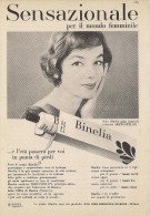 # CREMA DI BELLEZZA CIBA BINELIA 1950s Advert Pubblicità Publicitè Reklame Moisturizing Cream Creme Hydratante Protector - Zonder Classificatie