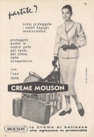 # CREME MOUSON 1950s Advert Pubblicità Publicitè Reklame Moisturizing Cream Creme Hydratante Protector - Non Classificati