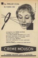 # CREME MOUSON 1950s Advert Pubblicità Publicitè Reklame Moisturizing Cream Creme Hydratante Protector - Non Classés