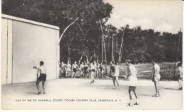 Handball Copake Country Club Craryville New York, Men Playing Handball Game, C1930s Vintage Postcard - Balonmano
