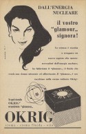 # CREMA RADIANTE NUCLEARE OKRIG 1950s Advert Pubblicità Publicitè Reklame Moisturizing Cream Creme Hydratante Protector - Unclassified