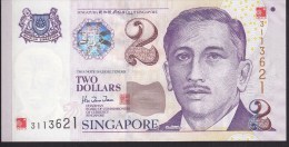 Singapore 2 Dollar 2000 P45 UNC - Singapore