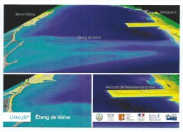 14515 - CARTE SHOM - 3D - ETANG DE VAÏNE (Provence) Etang De Berre - Marignane - Marignane