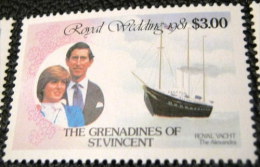 Grenadines Of St Vincent 1981 Royal Wedding - Royal Yachts $3.00 - Mint - St.Vincent E Grenadine