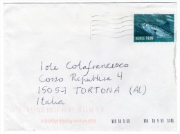 NORWAY - COVER TO ITALY / THEMATIC STAMP-FISH - Cartas & Documentos