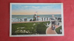 - Virginia> Virginia Beach Entrance To Beach From Bath Houses   Ref   1925 - Virginia Beach